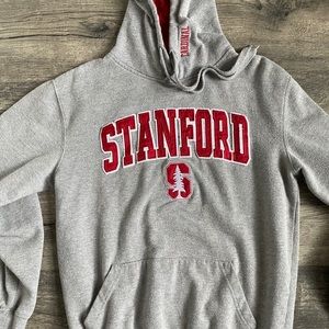 Grey Stanford College Hoodie